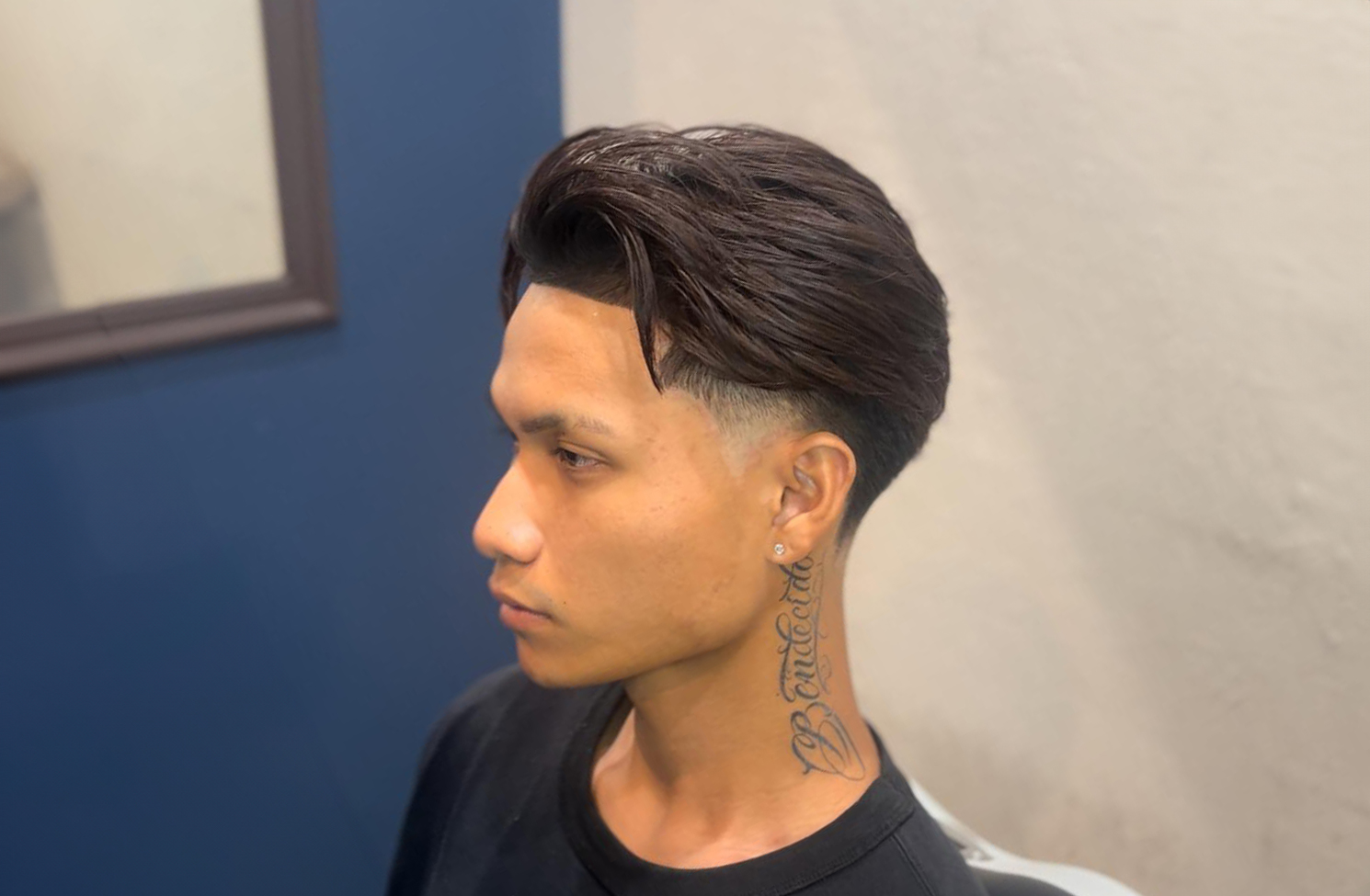 【テーパーヘアライン】外国人感を強く出せる仕上げ技術